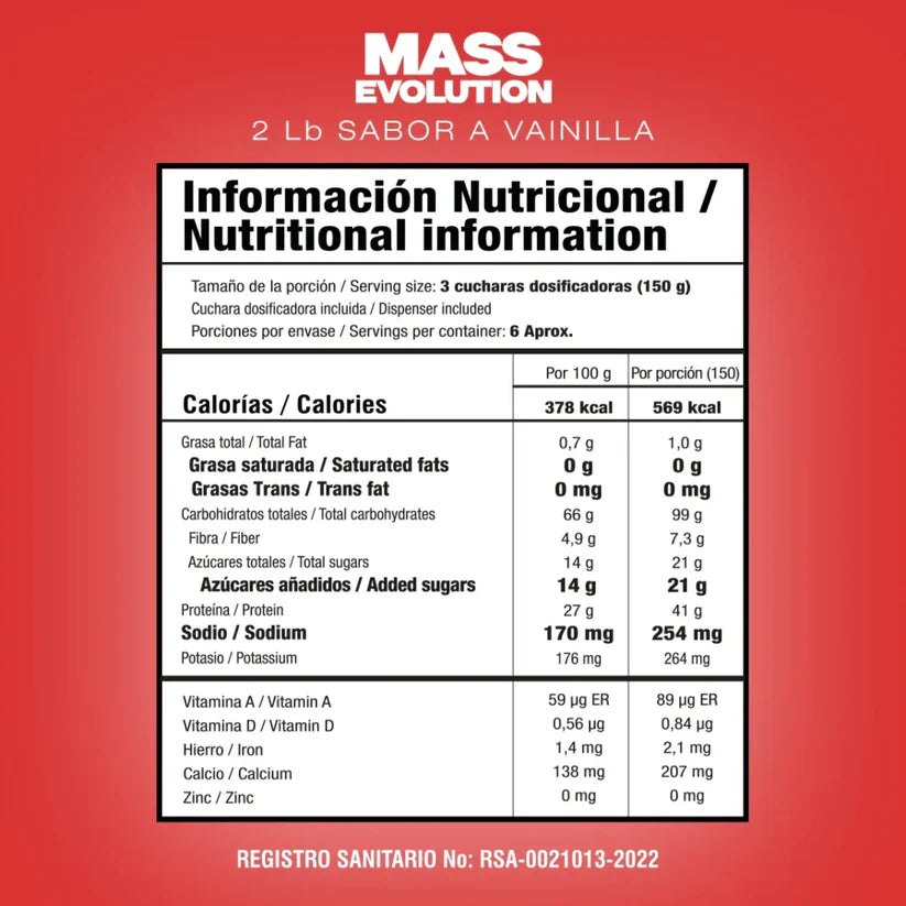 Mass Evolution 2 lb