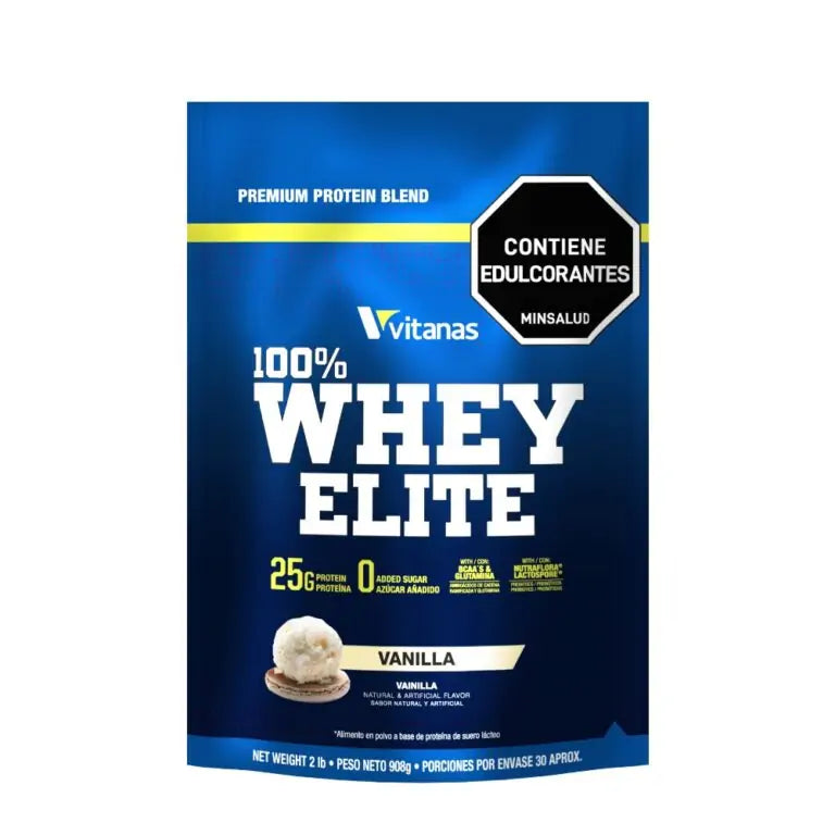 100% Whey Elite Vainilla 2 lb