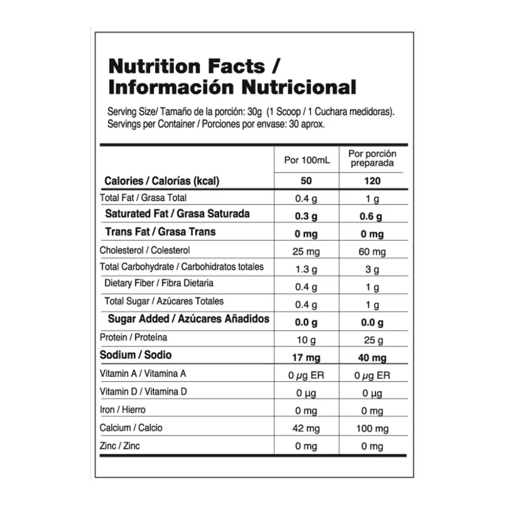 100% Whey Elite Vainilla 2 lb